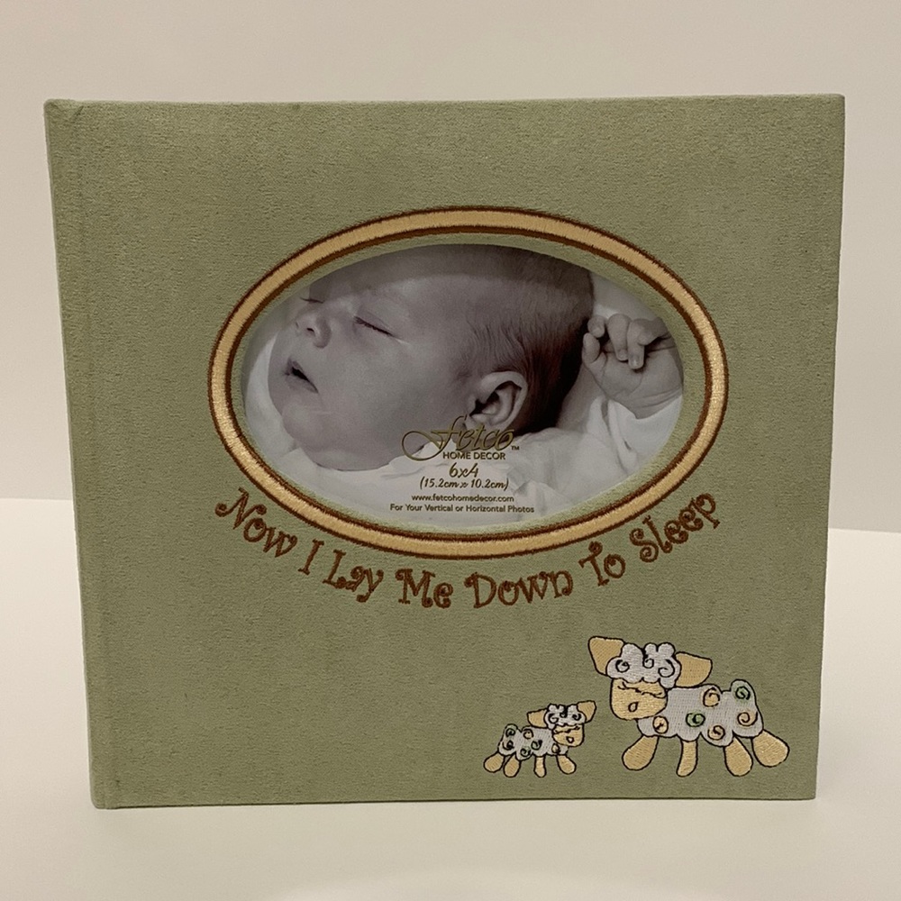 Fetco Baby Album - Now I Lay Me Down To Sleep - Sage Green